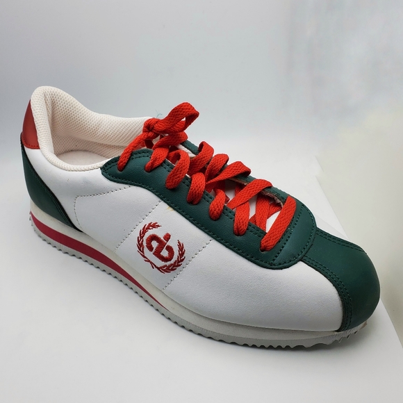 LA dbs Sneakers (women size 8)  6 1/2 White, Green, Red - Picture 7 of 13